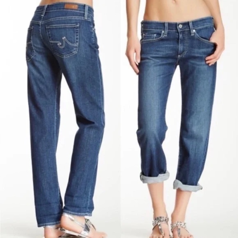 AG Adriano Goldschmied Simona Easy Straight Leg Jeans Size 28R EUC